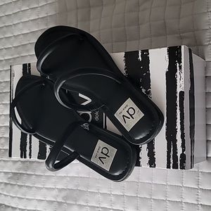 DV Jelly Black Sandals